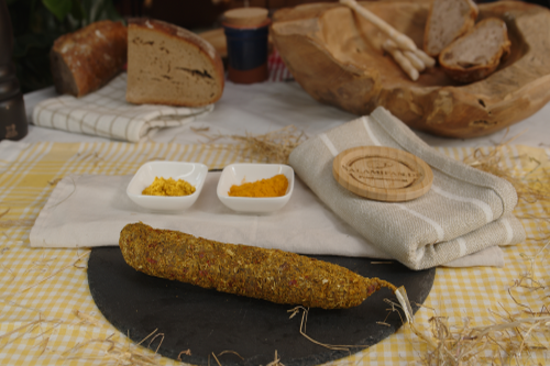 Original französische Salami mit Curry