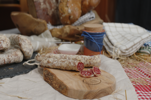 Original französische Ringsalami