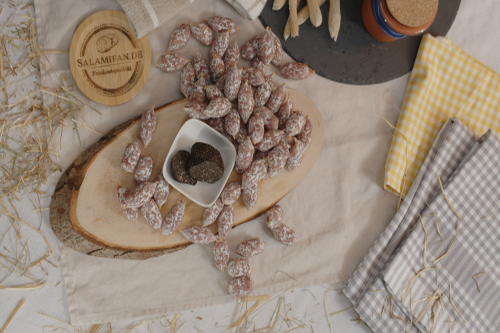 Original französische Snack-Salami mit Trüffel