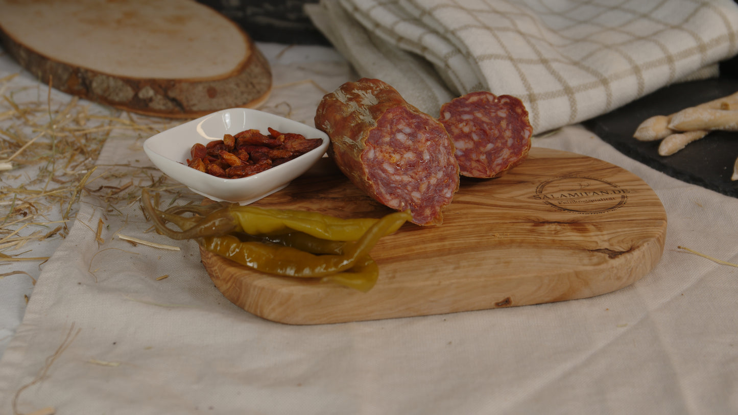 Original italienische Salami Peperoncino (scharf)