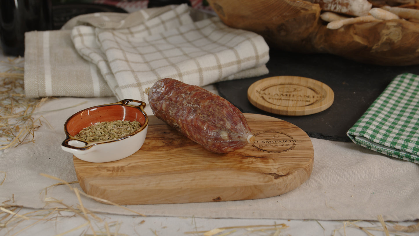 Original italienische Fenchelsalami