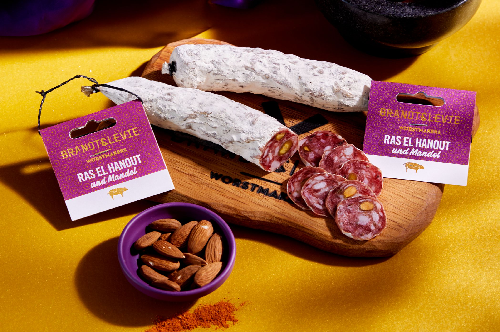 Salami der Saison (Ras el Hanout und Mandel)