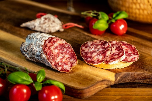 Original französische Salami mit Hirsch