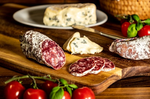 Original französische Salami mit Blauschimmel