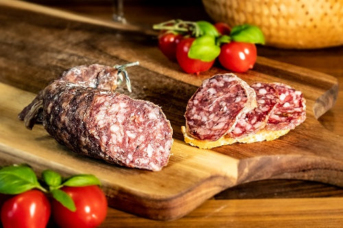Original französische Salami mit Steinpilzen