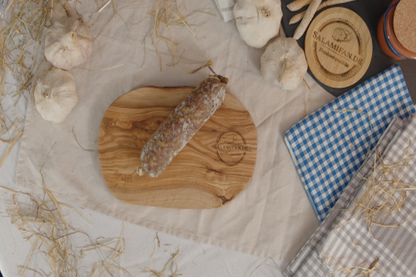 Originial französische Salami mit Knoblauch