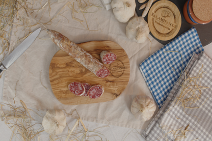 Originial französische Salami mit Knoblauch