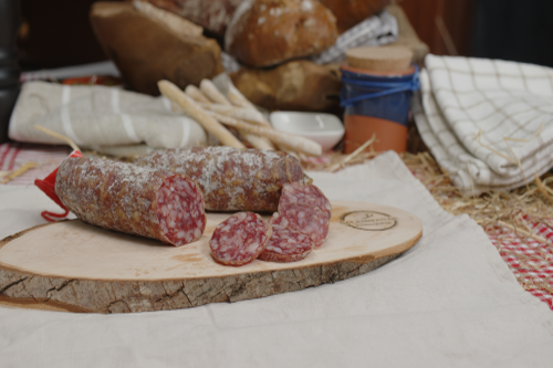 Originial französische Salami mit Wildschwein