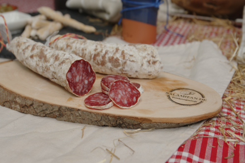 Originial französische Salami mit Wildschwein