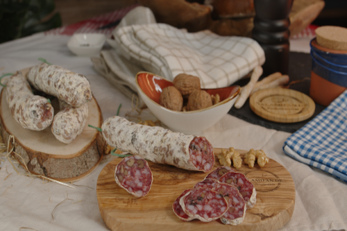 Originial französische Salami mit Walnüssen