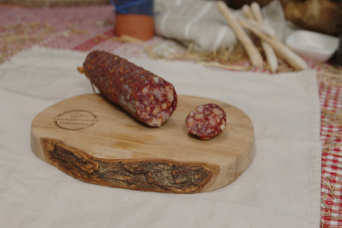 Originial französische Salami mit Espelette-Pfeffer (mild scharf)