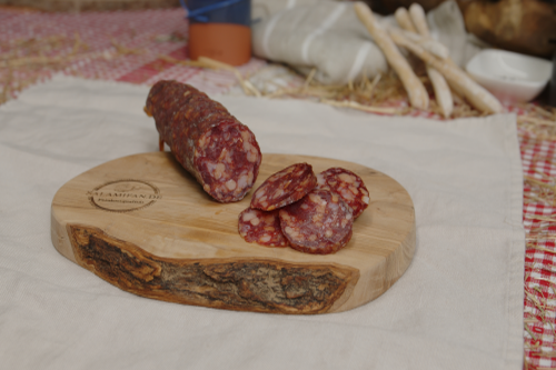 Originial französische Salami mit Espelette-Pfeffer (mild scharf)