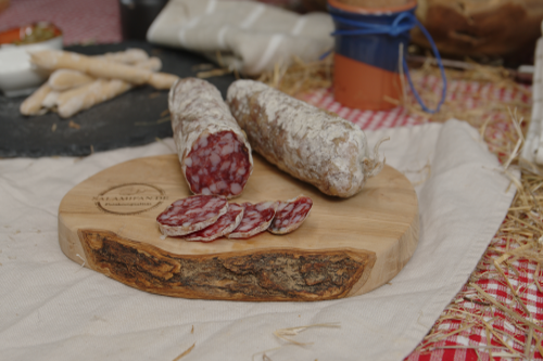 Originial französische Salami mit Pfifferlingen