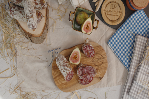 Originial französische Salami mit Feigen