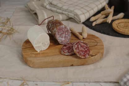 Originial französische Salami mit Ziegenkäse