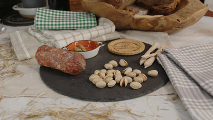 Original italienische Salami mit Pistazien
