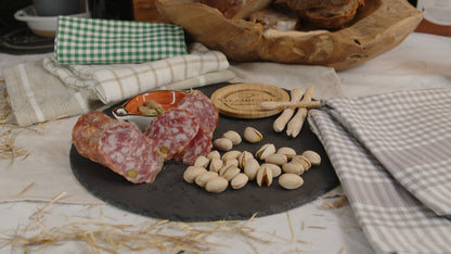Original italienische Salami mit Pistazien