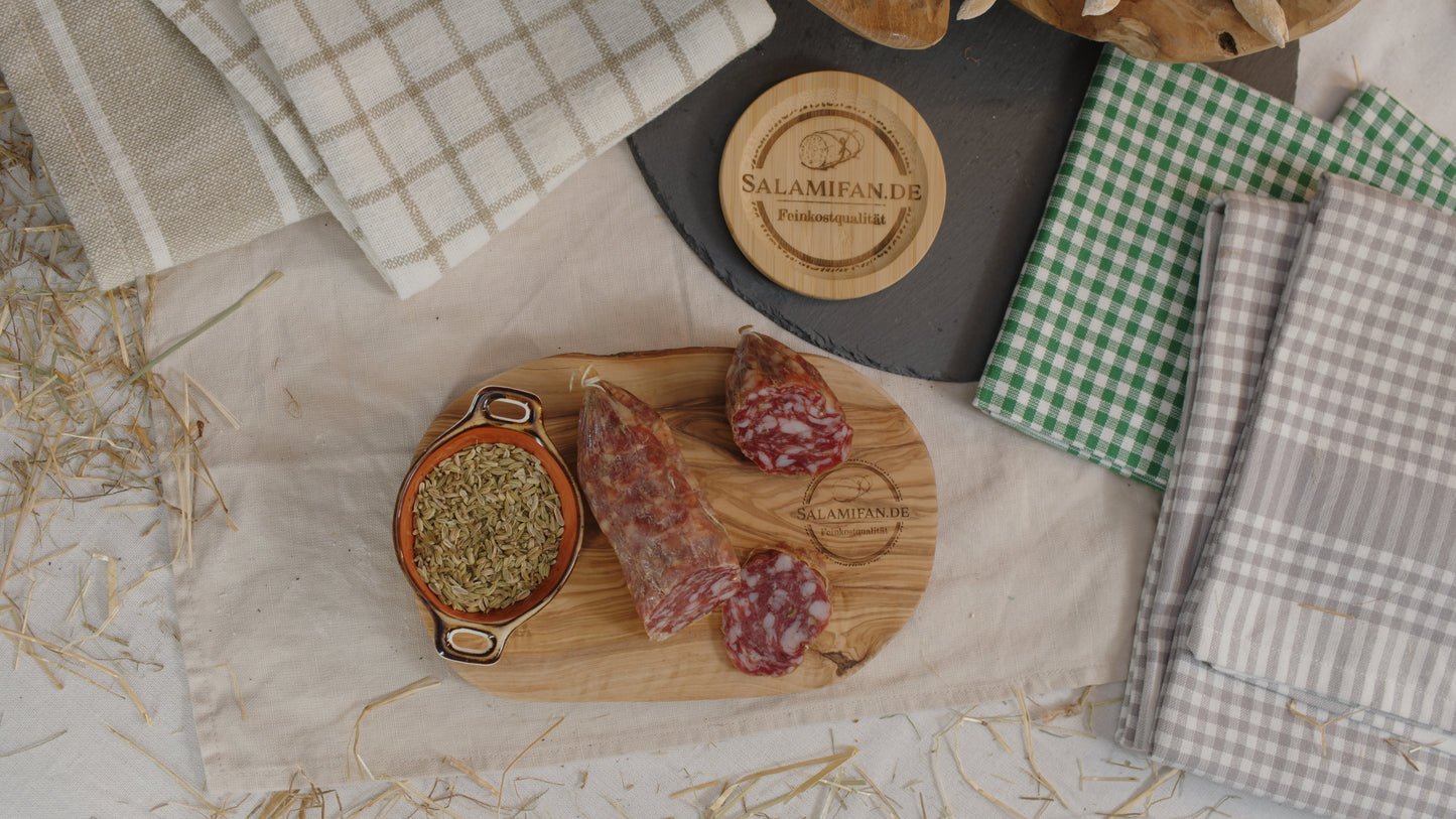 Original italienische Fenchelsalami