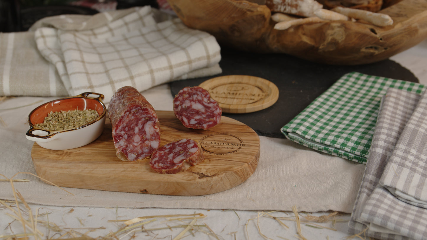 Original italienische Fenchelsalami
